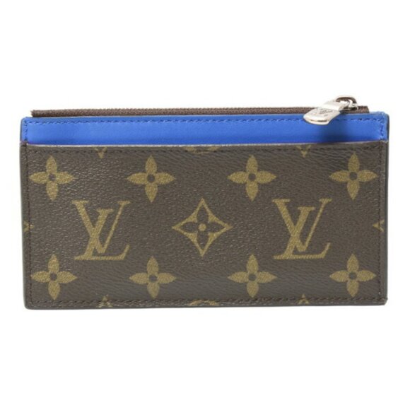 LOUIS VUITTON Blue Monogram Card Holder - Picture 2 of 10